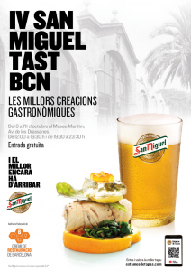 Cartel San Miguel Tast Bcn 2015